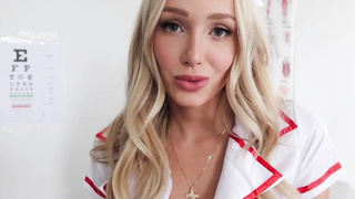 Stunning, blond nurse is getting boned firm, while at work, expecting that no one will watch her