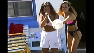 80s Wondrous Spring Break Honies with brilliant boobs 1988