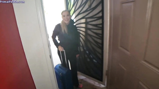 Super-Fucking-Hot dame loves to get downright bare and blow her gardener's chisel for a while