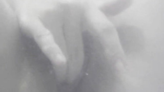 Mischievous, unexperienced honey is fingerblasting her wooly muff in the tub and screaming while jizzing