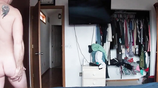 Plumper mama getting that uncircumcised boner first-ever thing in the morning (jizm on that thick culo)