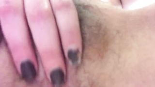 Close-Up damsel fingerblasting onanism