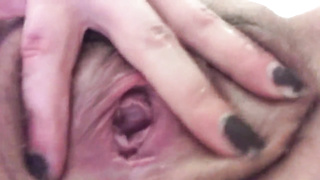 Close-Up damsel fingerblasting onanism