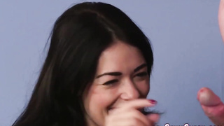 Brit chicks are having joy with a bare fellow, because they all like his man sausage