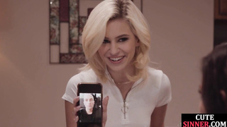 Petite blonde gf deeply stuffed after 69ing