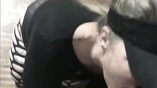 Meaty butt lady got plumbed from the back, on her yoga mat, instead of doing exercise