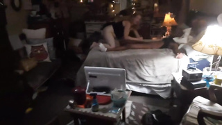 Creeping some big black cock