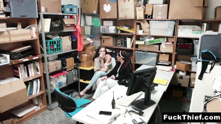 Lovely Teenage Shoplifters Were Blackmailed and Pummeled By The Police Officer