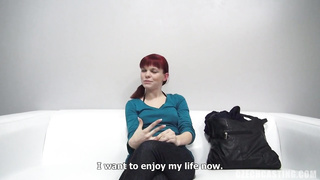 Sandy-Haired Fledgling Rails Beef Whistle At The Audition - Baby Desire