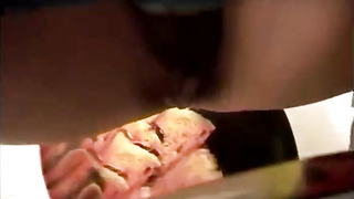 Cosseted Japanese cougar loves to have mmf 3somes and get her furry twat decently finger-tickled