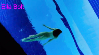 I Can’t  Stop Seeing, Teenage Ash-Blonde get Caught swimming Nude in resort pool