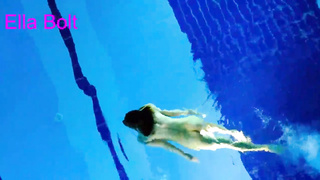 I Can’t  Stop Seeing, Teenage Ash-Blonde get Caught swimming Nude in resort pool