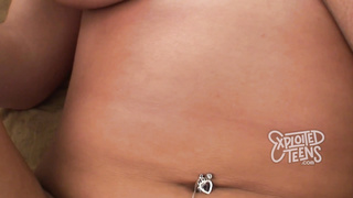 Extremely BUSTY amateur gets a dick slid between her DDD sized tits