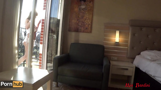 Super-Naughty dame was groping her soddening humid coochie before having assfuck orgy with her fresh paramour