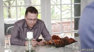 Blondie mummy gave a deep, sensuous oral job to her step- son-in-law before getting her cooch ate