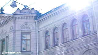 Jeny Smith has a thing for going out in supah brief trousers or even sans underpants