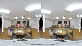 Katie Kush, Maddy Haze and Jazmin Luv are taking turns railing a rock rock hard salami