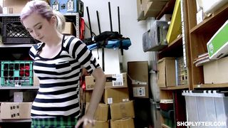 Pigtailed teenie penalized