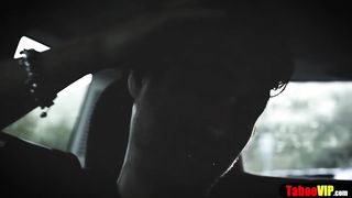 Smallish light-haired picked up and pulverized by 2 kinky perverts