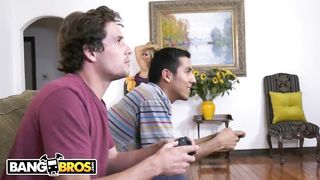 BANGBROS - COUGAR Nicole Aniston Services her Stepson's tiny Mate