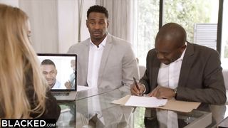 BLACKED Nicole Aniston is Dual Teamed by BIG BLACK COCK on her Day off