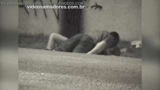 Fledgling camera guy films homeless people poking rapidly