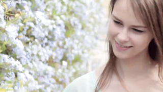 Nice nubile dark haired luvs to get downright bare in front of the camera, during the day