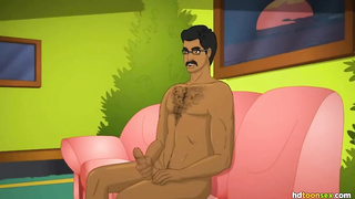 Toon, Indian girl is impatient to get ravaged rock hard from the back, until she pops