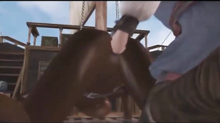 3 DIMENSIONAL Hard-Core Pirate Bitch plow Game