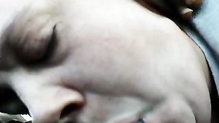 She deep-throated my BIG BLACK COCK for A Bag Of Weed