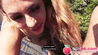 Mia Gargle is a yummy ash-blonde honey who never says no to a rapid drill