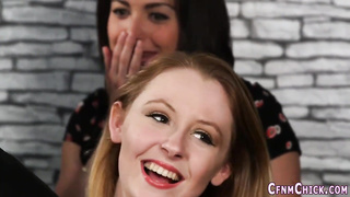 Many lusty women are taking turns gargling a fabulous fellow's knob, during a intimate soiree