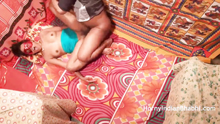 Indian Bhabhi Hungers Cousins Pleasure Gel Before He Leaves for School