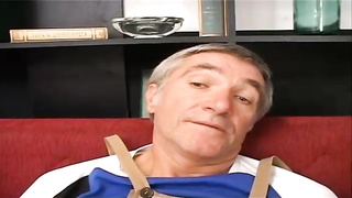 Ponytailed, teenager dark haired with rock-hard bosoms got down and muddy with an senior neighbor, just for joy