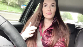 Dark Haired Medical Driving Female