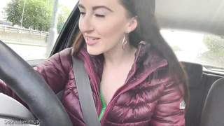 Dark Haired Medical Driving Female