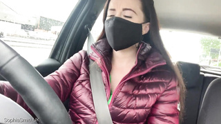 Dark Haired Medical Driving Female