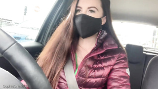 Dark Haired Medical Driving Female