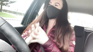 Dark Haired Medical Driving Female