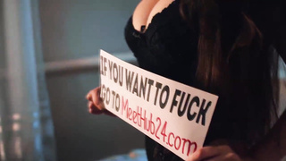 Super-Fucking-Hot cool dark haired with massive globes luvs tough bang-out