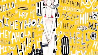 Hinata Sakura bathing suit dancing