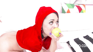 Teenager superslut Holly Hendrix pummeled non-stop double anal intrusion DVP and very first triple foray