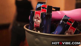 Inked female with phat cupcakes is playing her wooly coochie, in the middle of the night