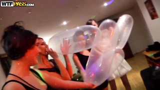 Whorey school nymphs are partying and doing nasty stuff, because it senses so poking great