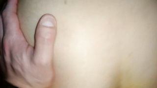 Lusty nymph asked her neighbor to stop by and pound her grubby brains out, until she spunks