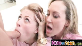 2 red-hot blondes are permanently having three-ways with their stellar neighbor, while his wifey is working