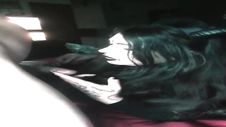 Naughty Satan woman is getting down on all fours in front of a human and providing him an extraordinaire oral pleasure