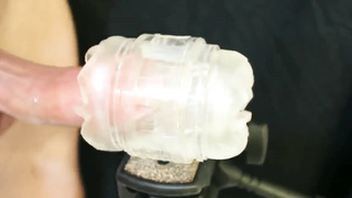 Morning fleshlight jerking