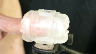 Morning fleshlight jerking