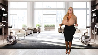 Big-Titted cougar is about to have horny intercourse with her fabulous co- employee, until they both jizz